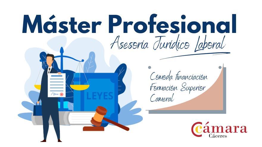 Garantiza la seguridad de tu empresa con el máster semipresencial de asesoría jurídico laboral de la Cámara de Comercio de Cáceres