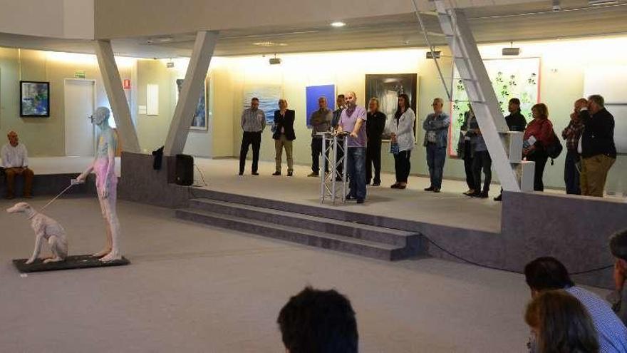 Inauguración de la exposición de Arte no Morrazo, el 9 de junio. // G.N.