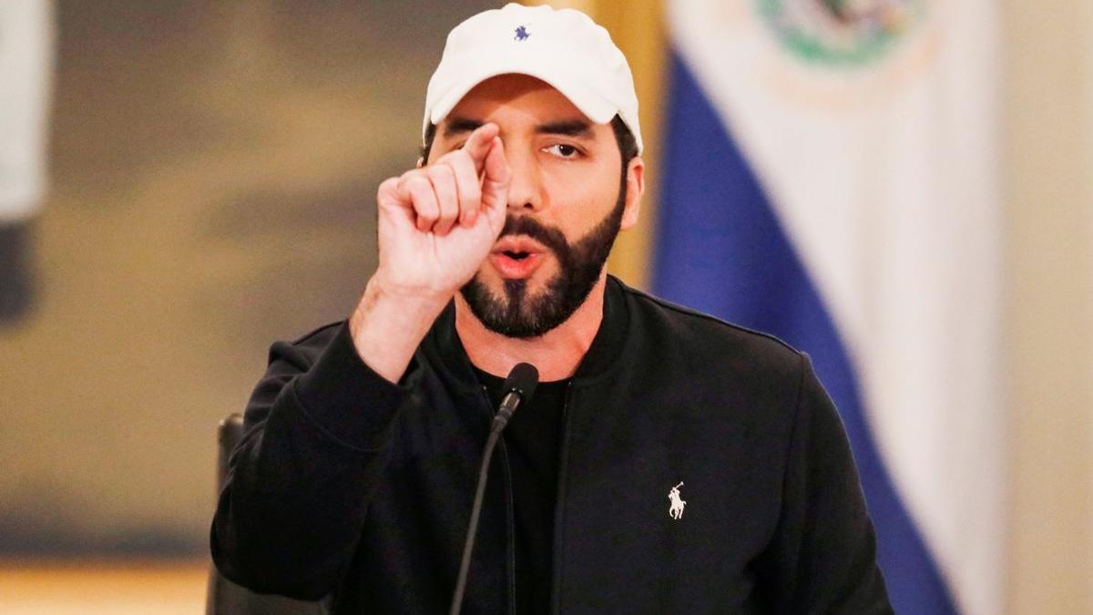 El presidente de El Salvador, Nayib Bukele.