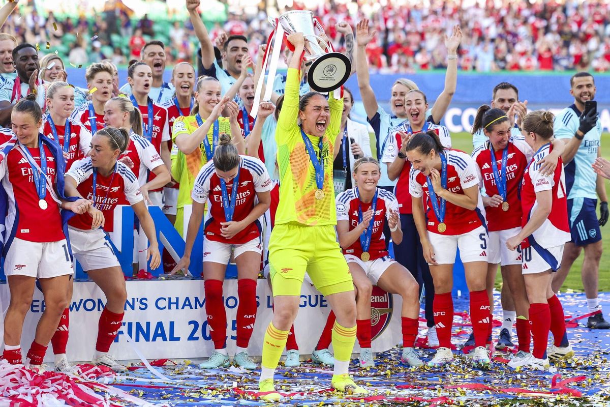 Les imatges de lArsenal - Barça de la final de la Champions femenina