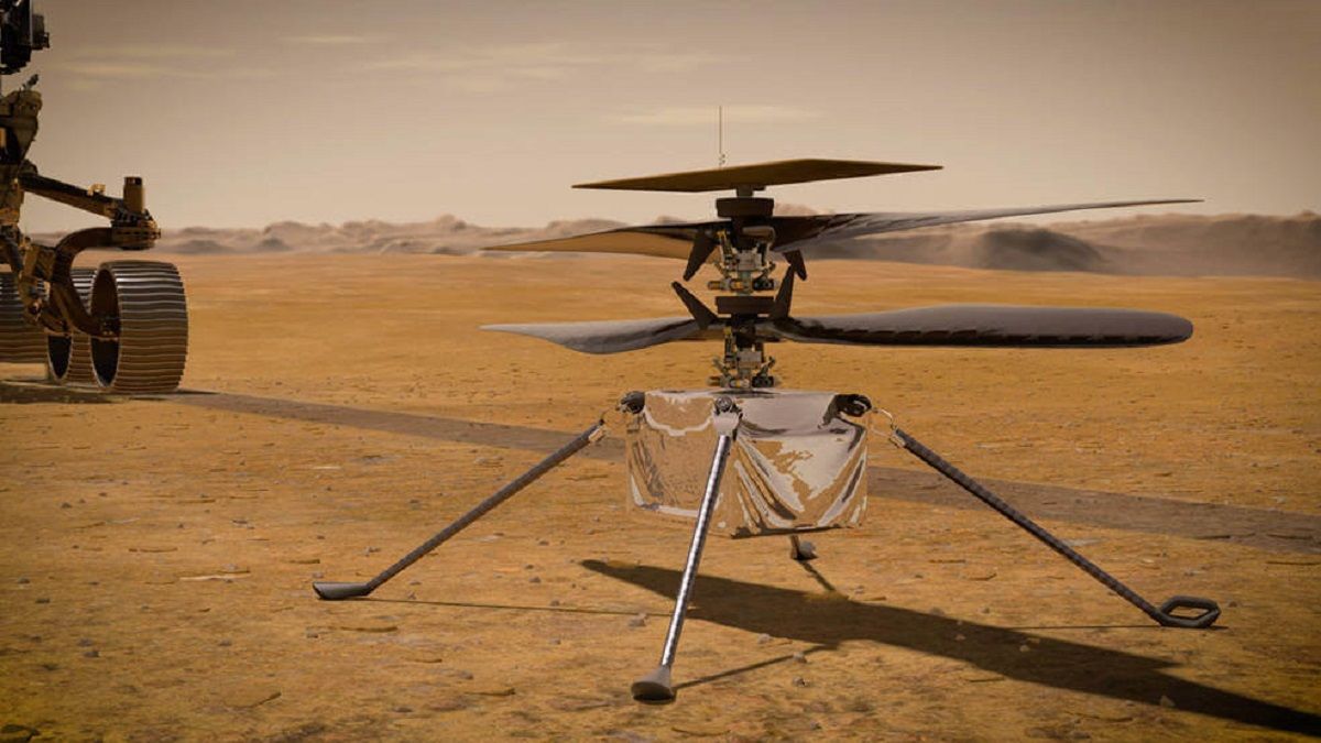 El helicóptero Ingenuity Mars esta listo para su primer vuelo