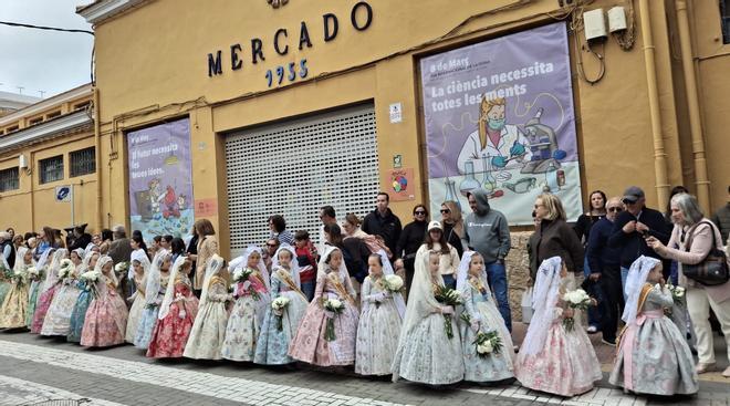 La ofrenda de las Fallas de Dénia, al detalle