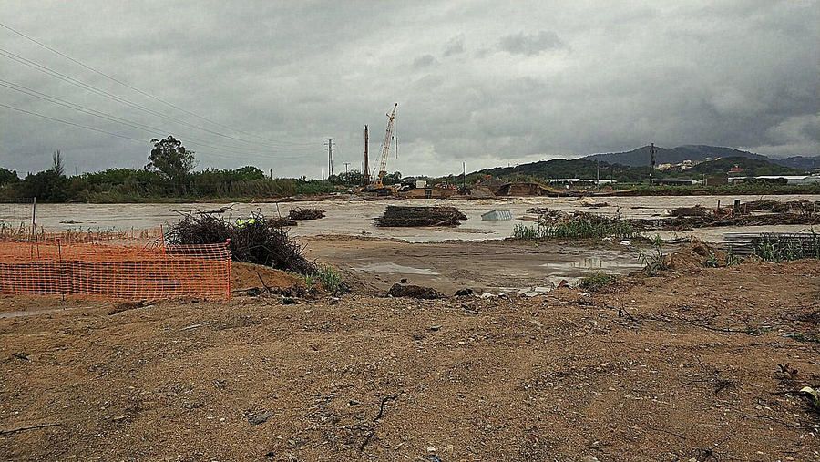 Els efectes del temporal a Blanes