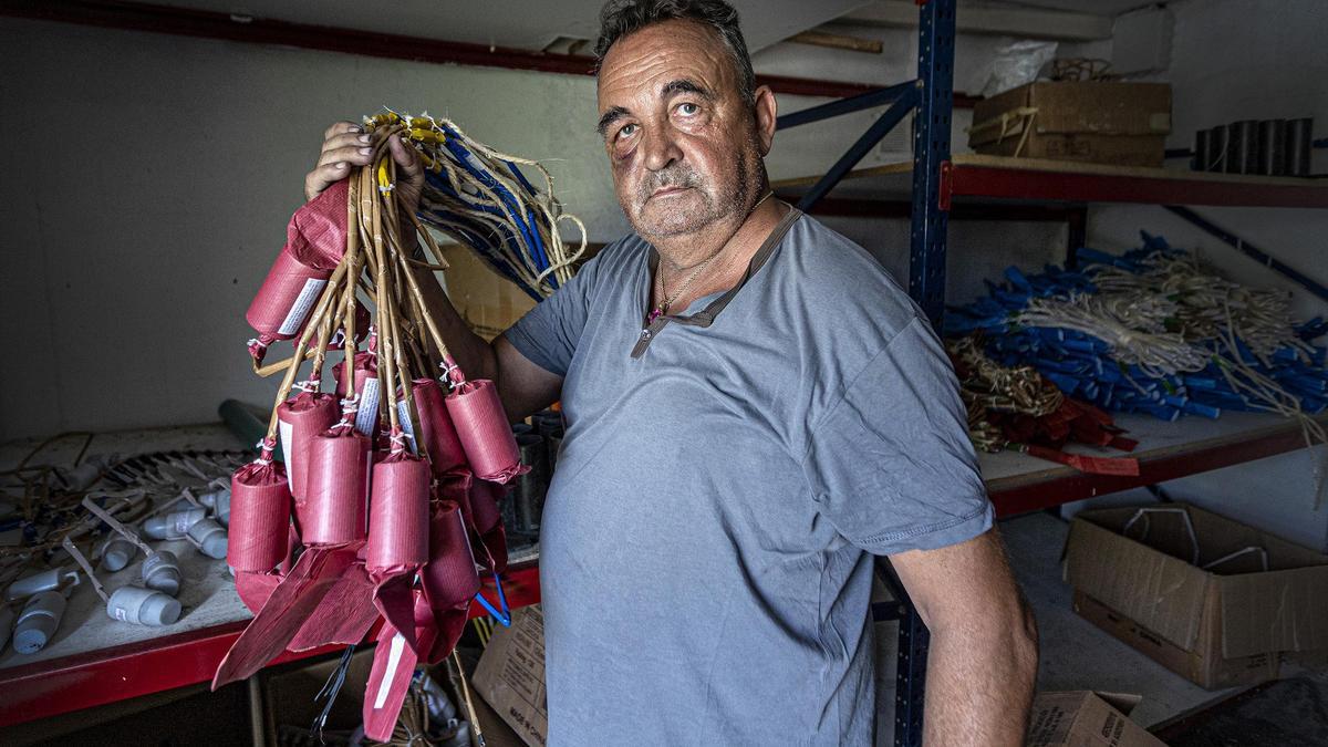 Pedro Luis Sirvent "Me presento al concurso de mascletás porque soy de Alicante"