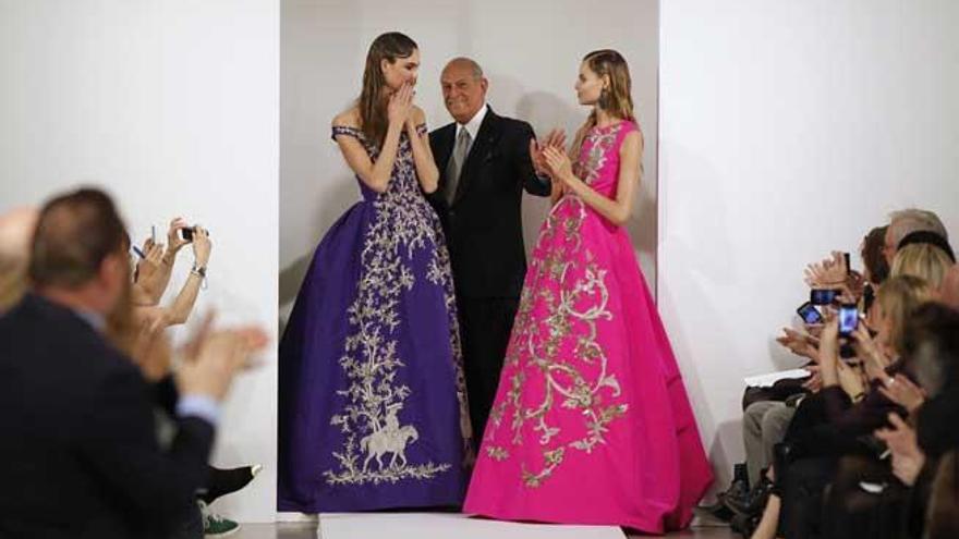 Oscar de la Renta, en una de sus últimas apariciones.