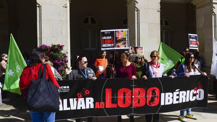 Acto en defensa del lobo ibérico