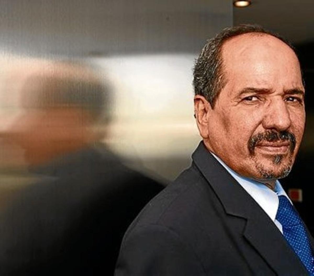 Mohammad Abdul-Aziz, ahir a Barcelona. Mohammad Abdul-Aziz, ahir a Barcelona.