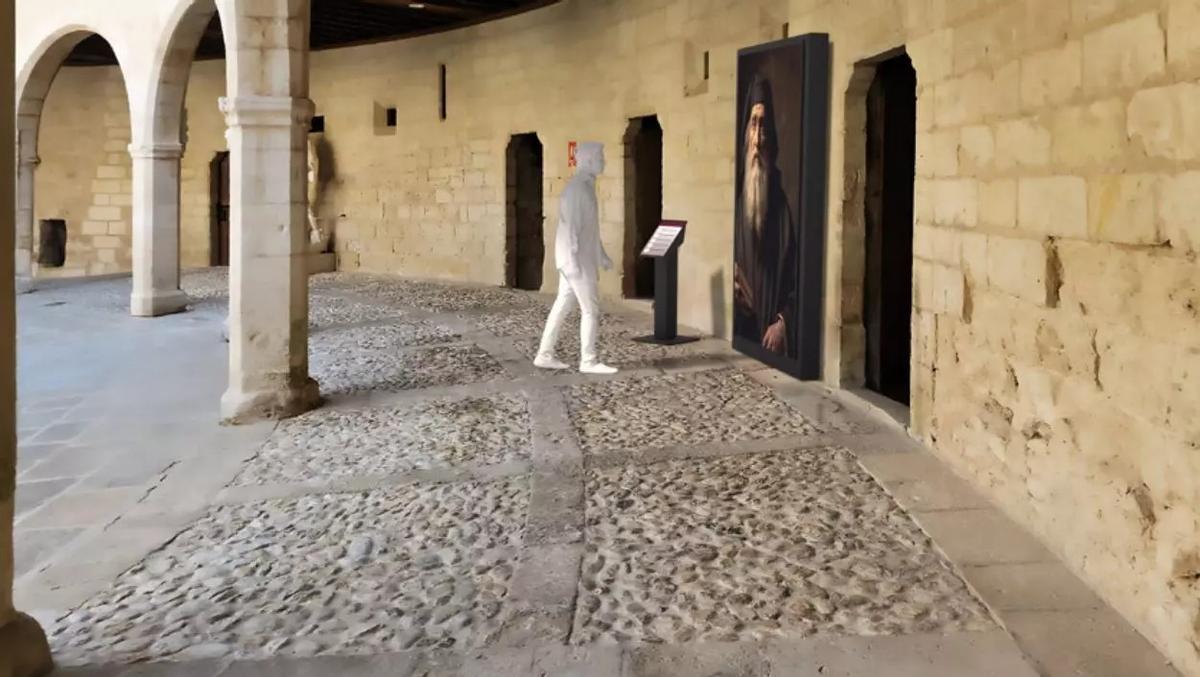 Ramón Llull ist eine der historischen Figuren, die die Geschichte der Burg den Besuchern erzählen werden.