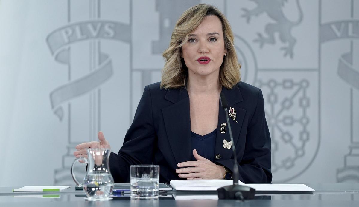 Rueda de prensa posterior al Consejo de Ministros en la que ha intervenido Pilar Alegría, Félix Bolaños y Sira Rego.