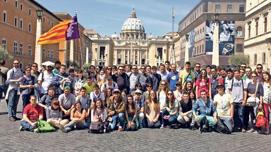 Expedición mallorquina 140 personas de visita por Roma a la espera de las canonizaciones