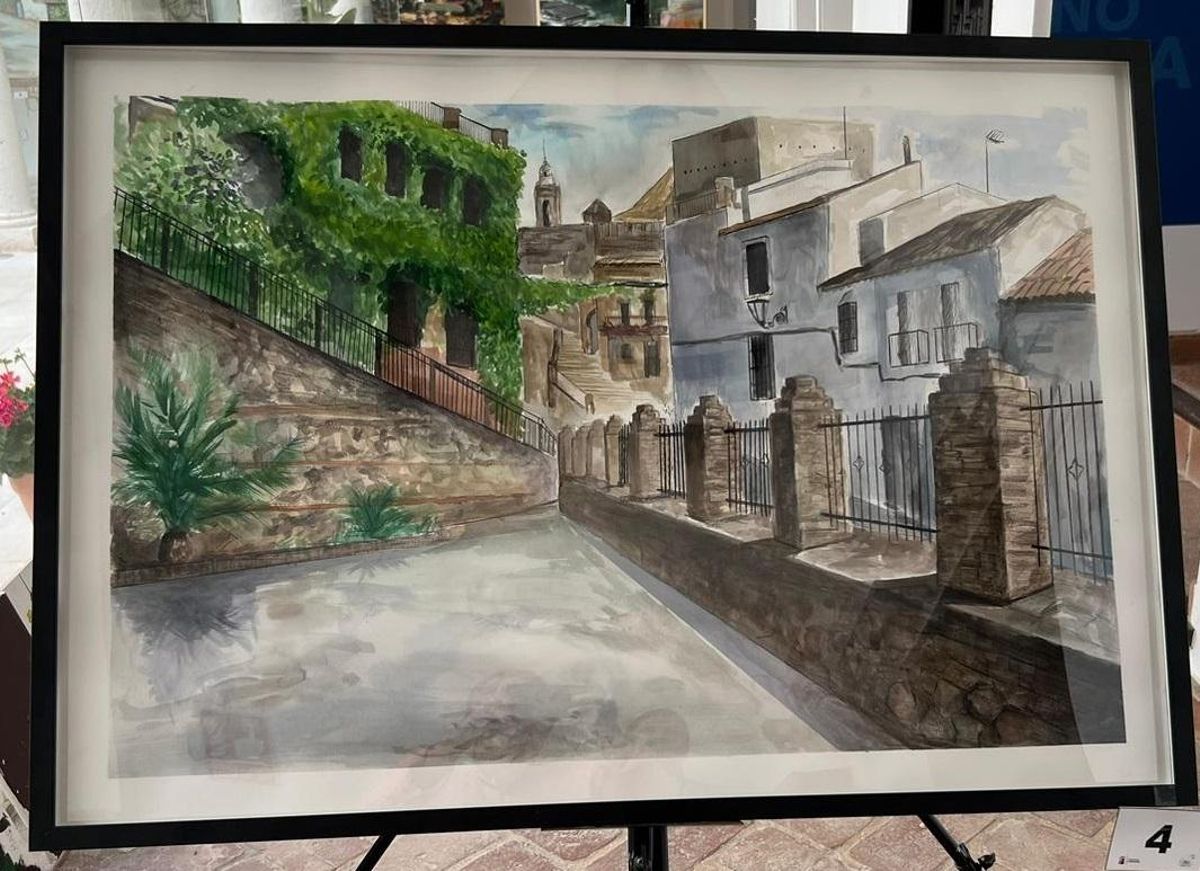 Una de las obras del certamen.