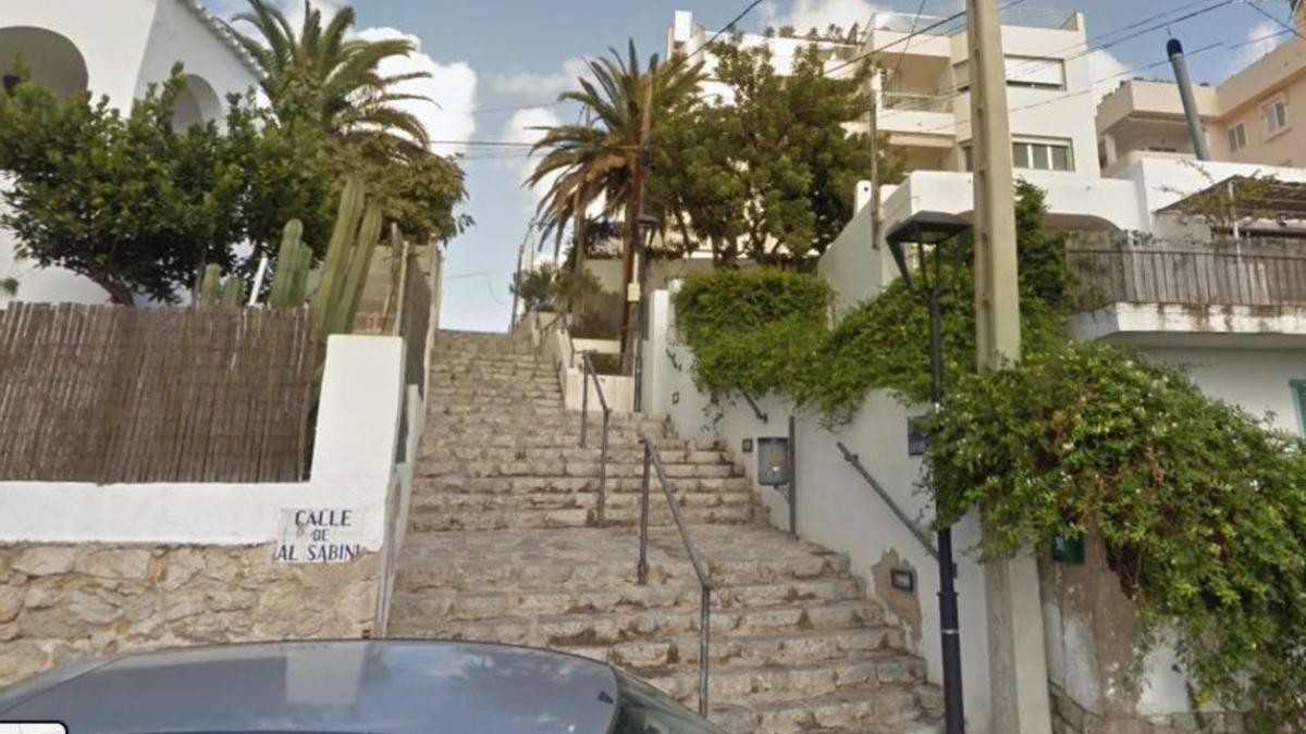 Escaleras de la calle Juan Ramon Jiménez.