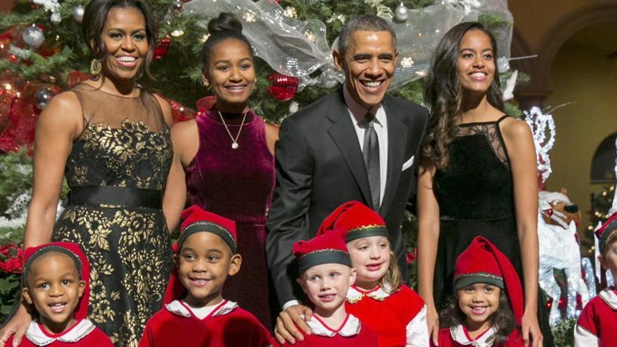 La família Obama.