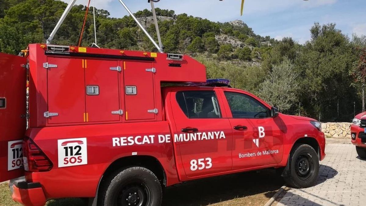 Imagen de archivo del grupo de rescate de montaña de los Bombers de Mallorca.