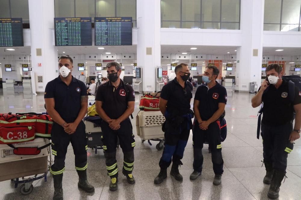 Bomberos del Consorcio de Málaga viajan a Beirut para encontrar supervivientes