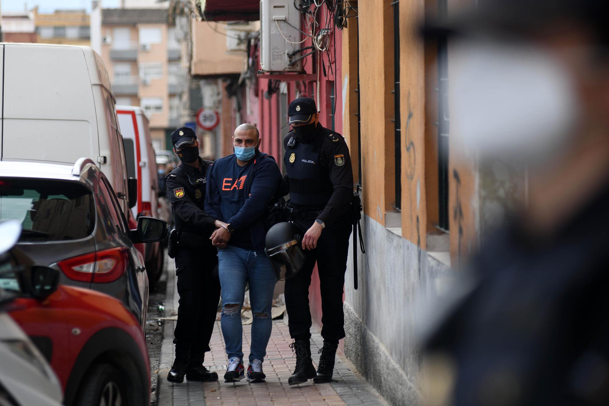 Golpe al cultivo de marihuana en el Espíritu Santo de Espinardo