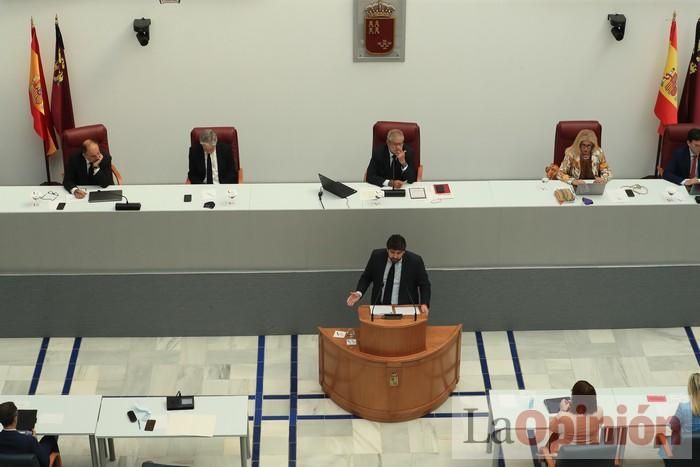 Debate sobre el Estado de la Región en la Asamblea