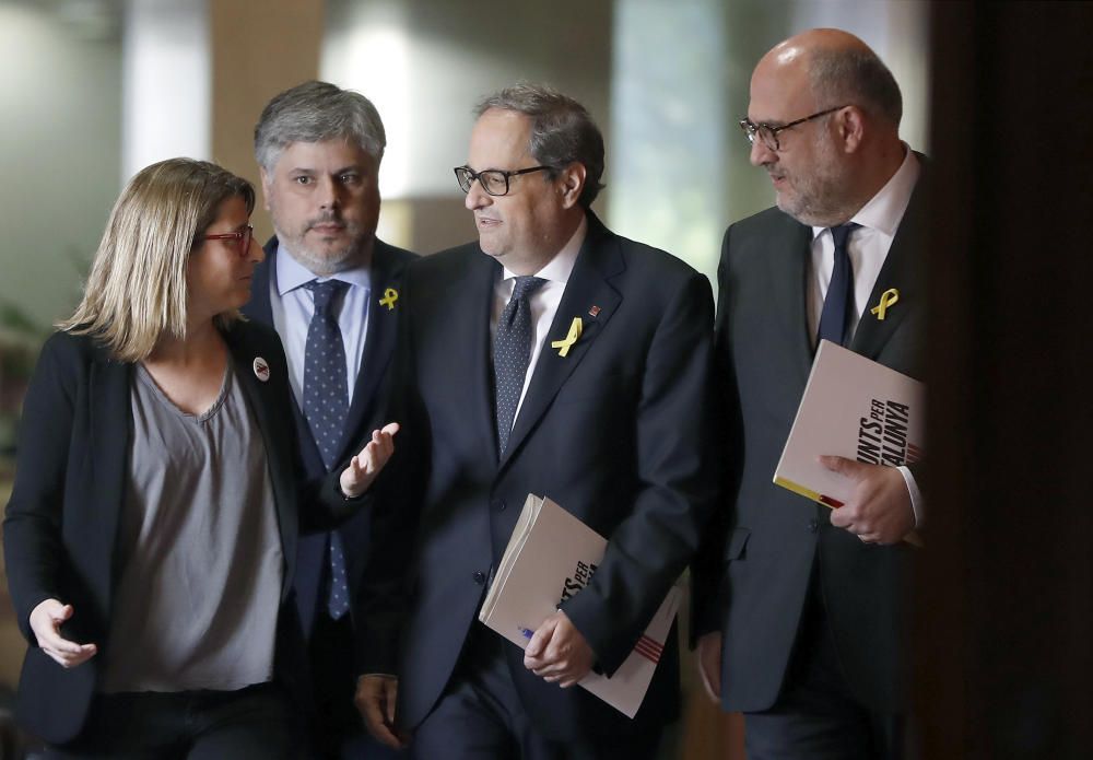 Ple d'investidura de Quim Torra