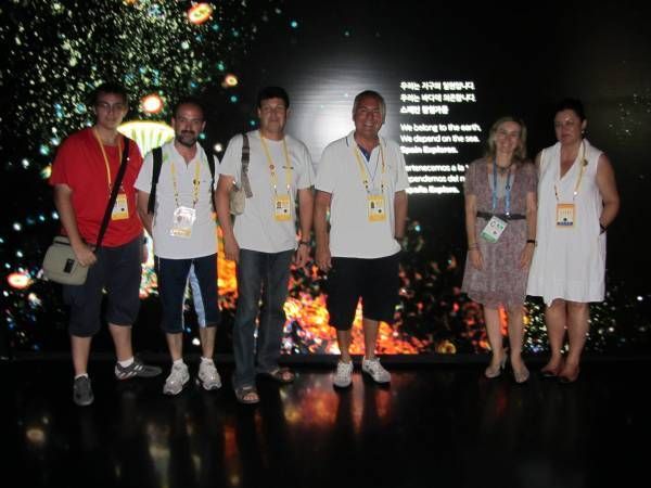 Fotogalería de los voluntarios de Expo Yeosu 2012