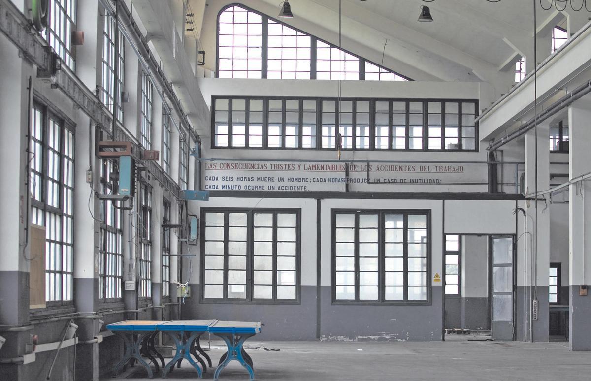 La nave de cañones de la Fábrica de Armas de La Vega.