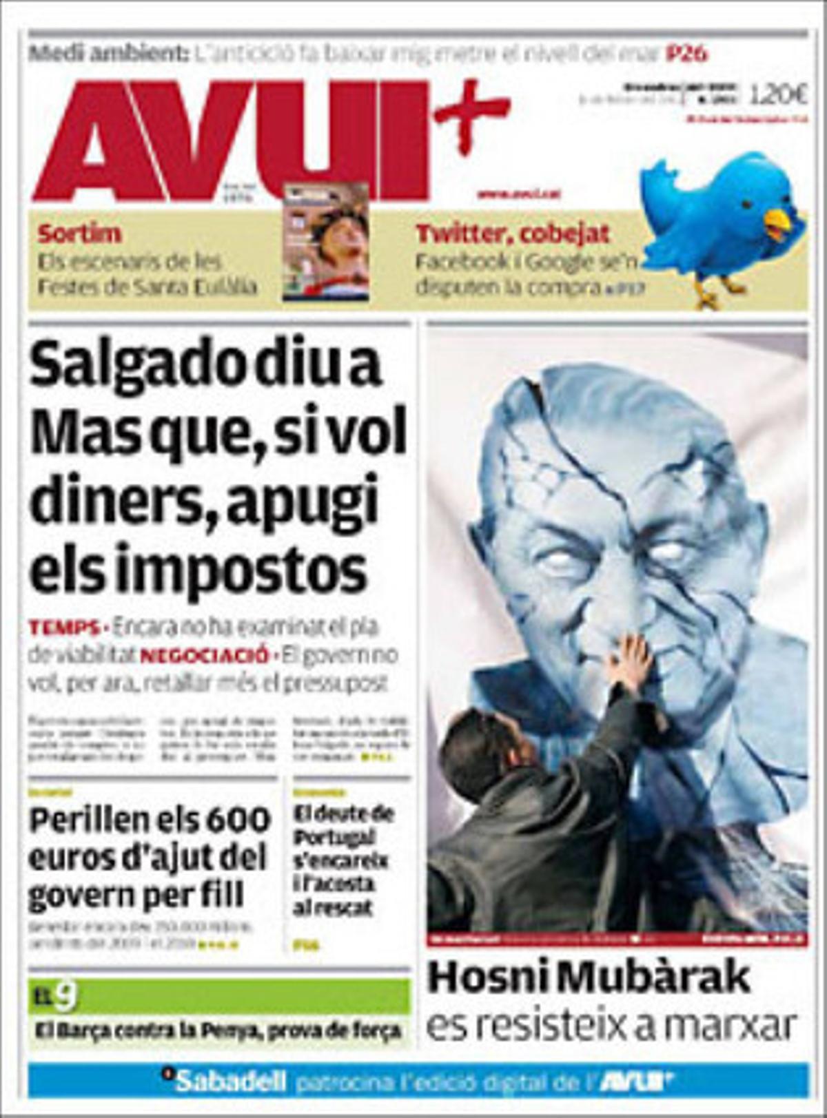 L’’Avui’ també realça que les caixes catalanes acceleren la seva conversió en bancs, que la Conselleria d’Ensenyament endarrereix la creació de nous instituts i escoles públiques, i que la llengua catalana guanya terreny en la telefonia però està lluny de la plena normalització.