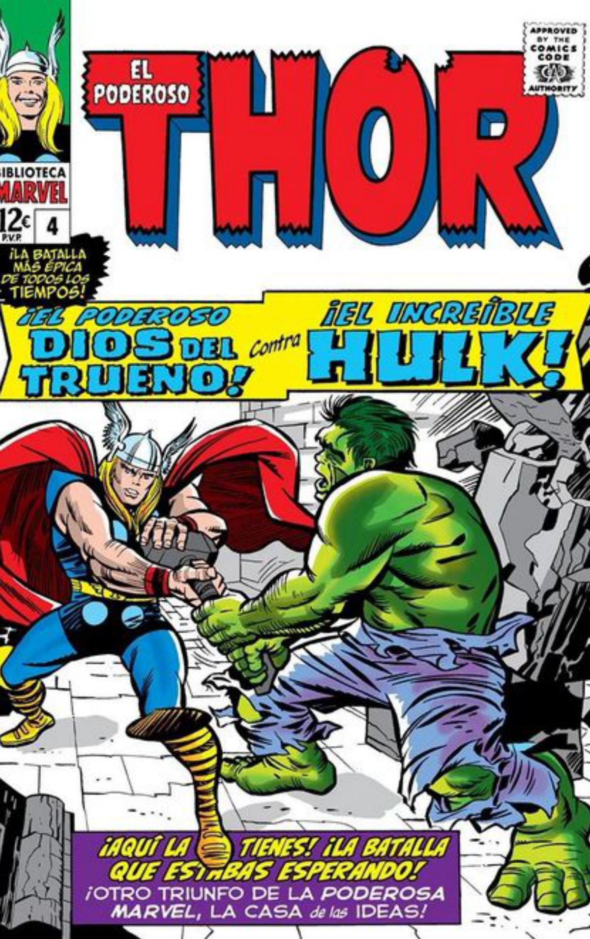 Thor y Hulk miden sus increíbles fuerzas