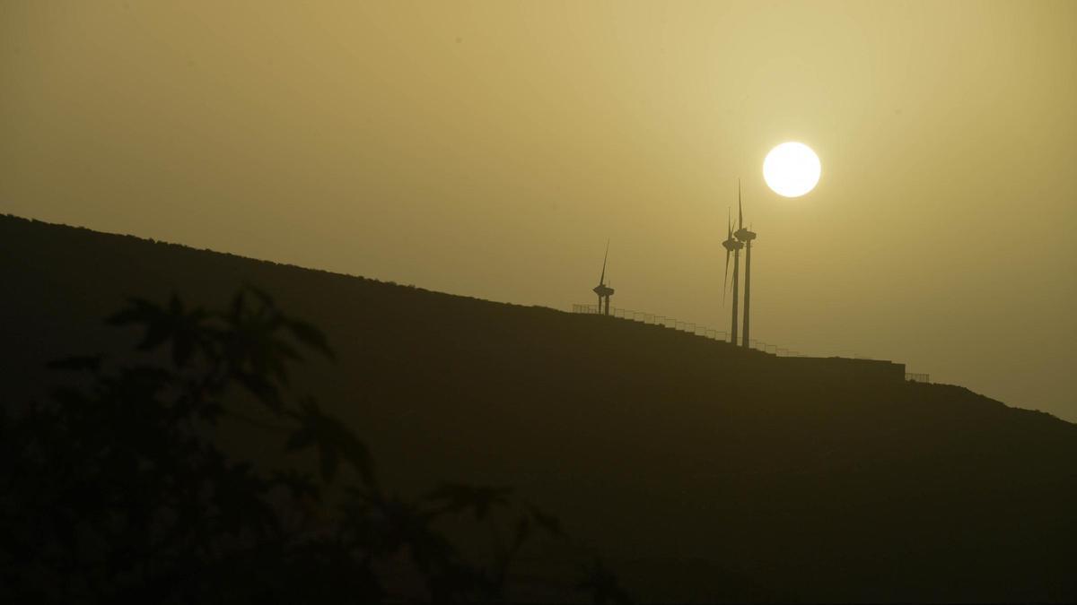 Calima en Gran Canaria (12/12/23)