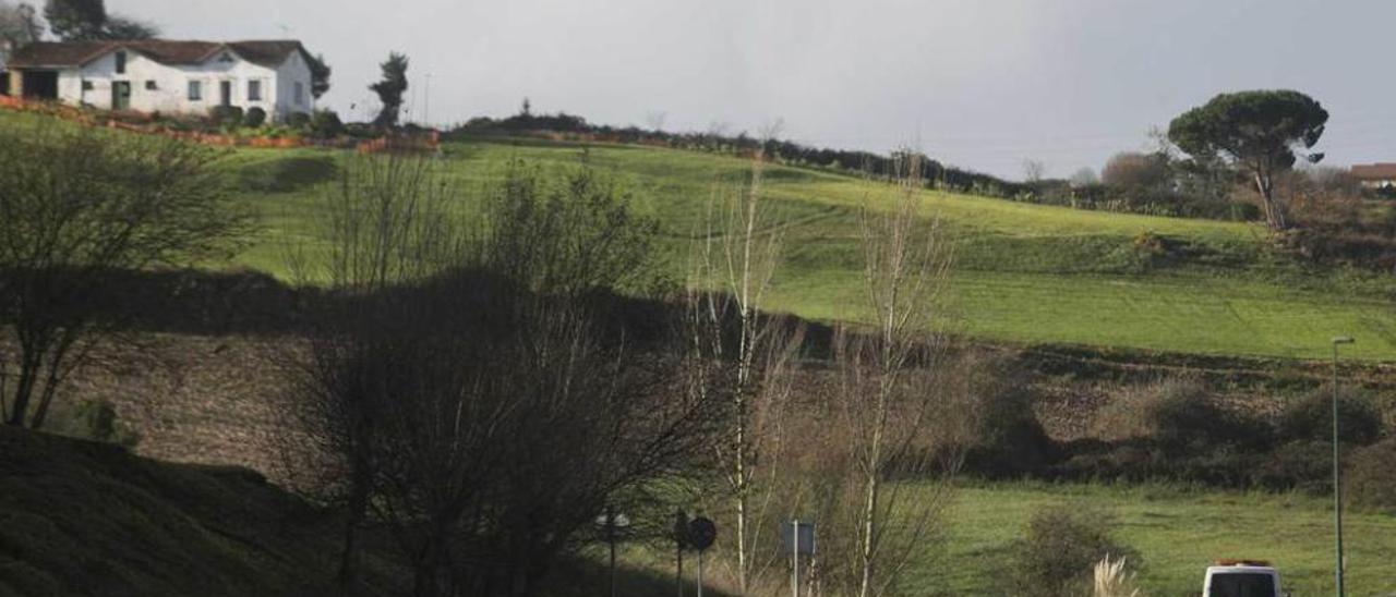 Terrenos afectados por el plan de Gaxín.