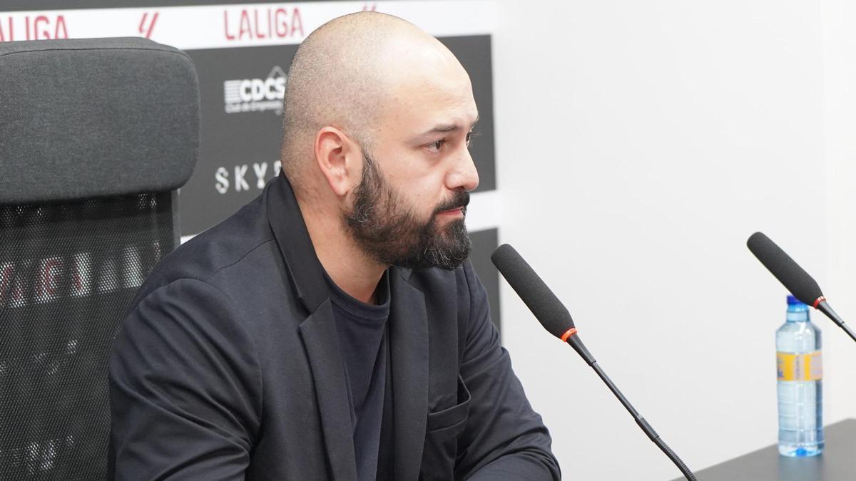 Alberto, durante una rueda de prensa.
