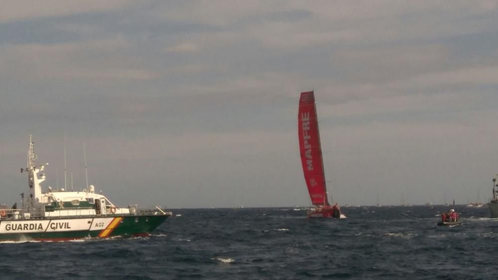 La salida de la Vuleta al Mundo a Vela, resumida en imágenes.