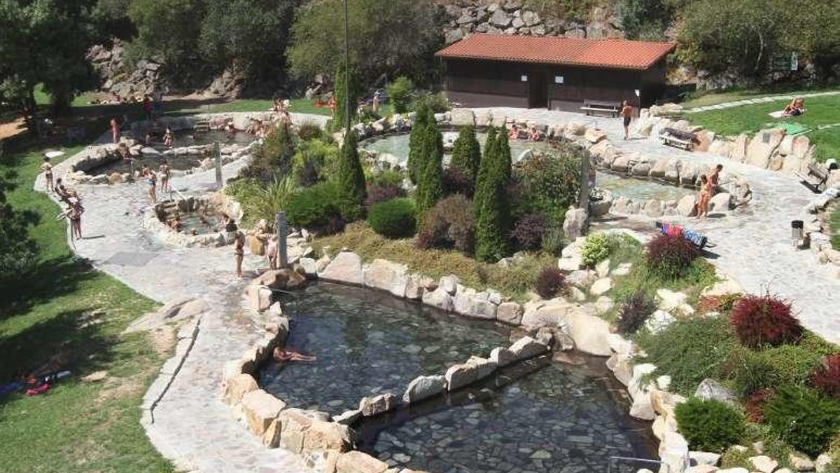 Foto de archivo de las termas de Outariz.