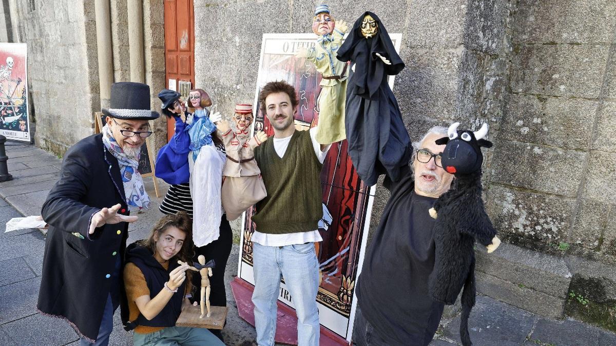 Una función de Galicreques en 2025 en el área de la Plaza de Abastos.