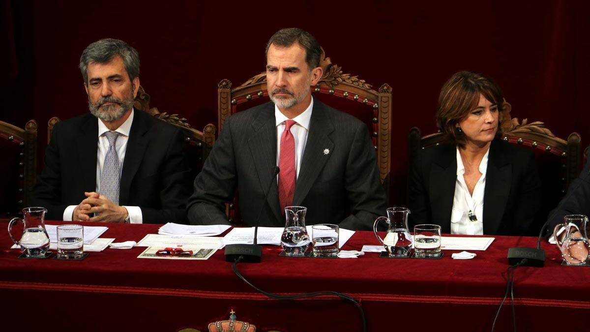 Felipe VI destaca la "legitimidad" e "independencia" de los jueces y su importancia para garantizar la "convivencia"