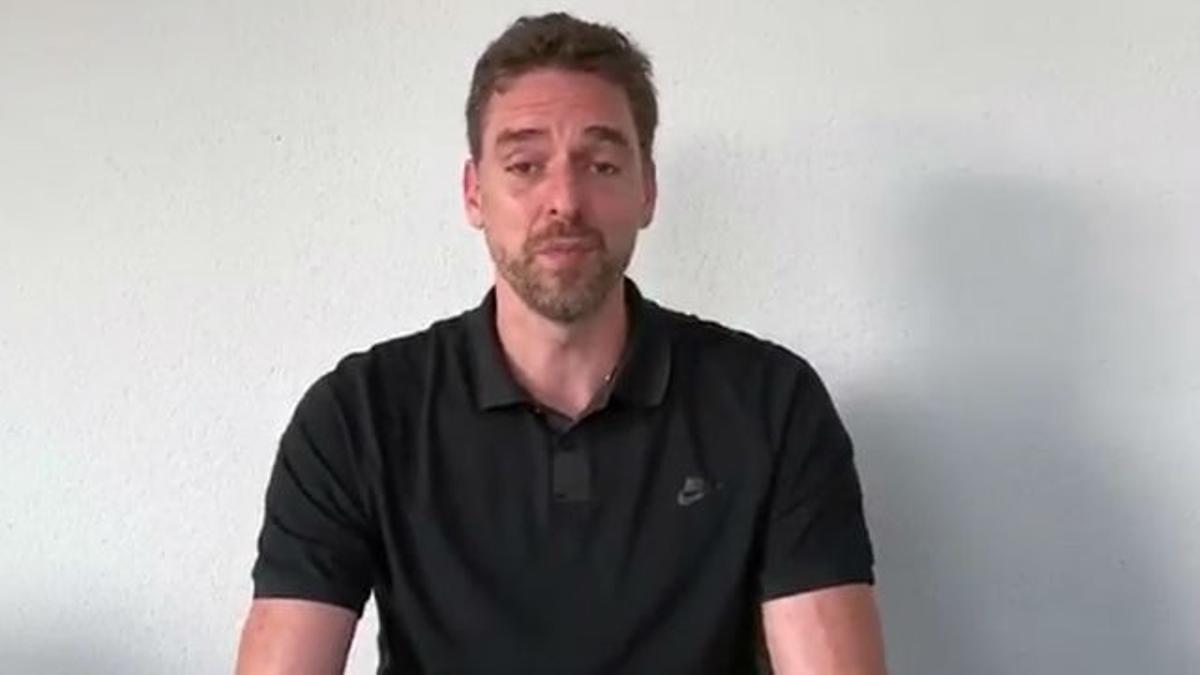 Pau Gasol participa en una campaña de Cruz Roja para luchar contra el COVID-19