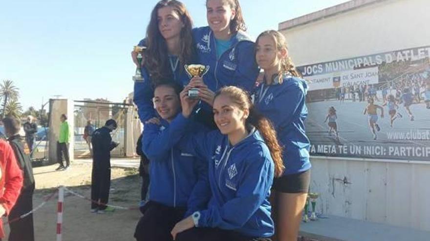 El CAVA logra seis podios en las pruebas de cross de Sant Joan y de Benicarló