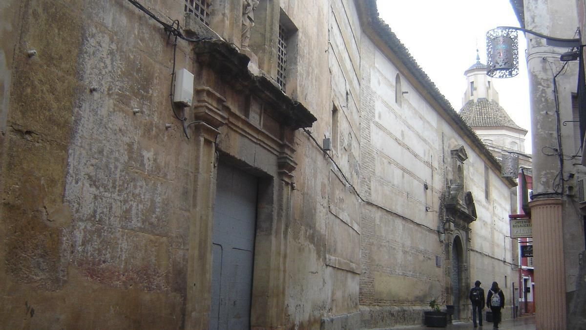 Fachada del convento de San José de Caravaca de la Cruz.