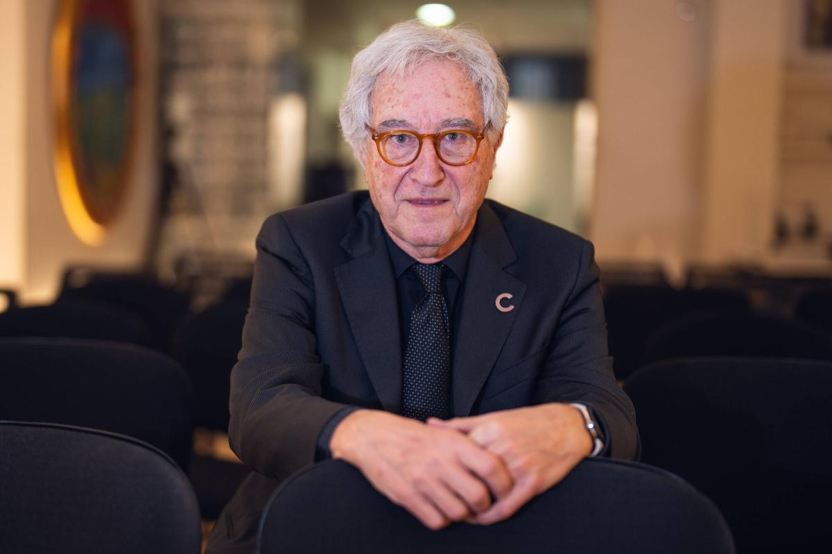 Manel Bertran, presidente del Club Wagner, este 27 de enero en Barcelona.