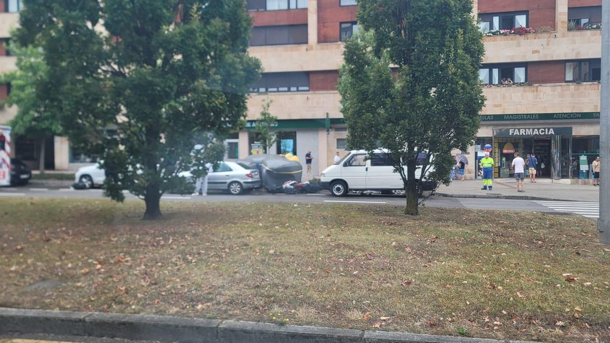 El momento del accidente