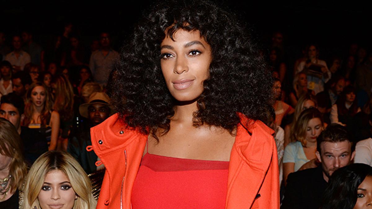 Solange Knowles durante un desfile