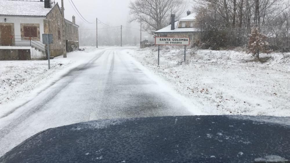 Sanabria, en blanco por la nieve