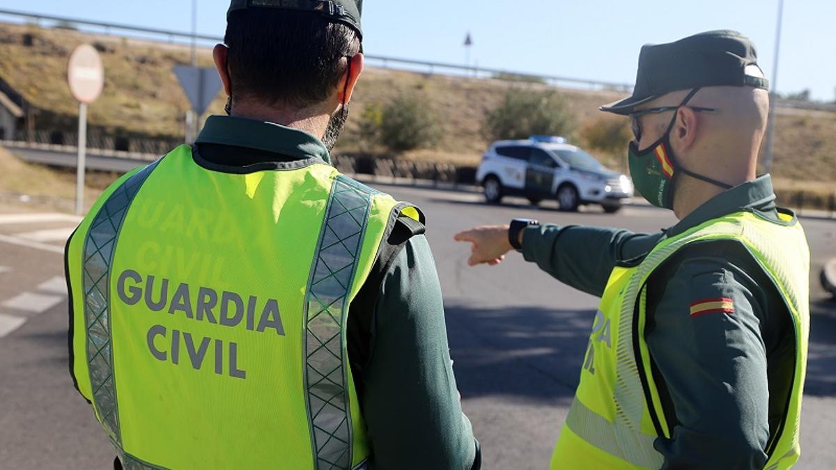 Control de la Guardia Civil.