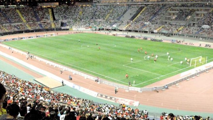 Imagen panorámica del Estadio de Gran Canaria.