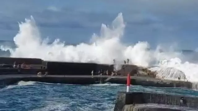 Fuerte oleaje en Tenerife