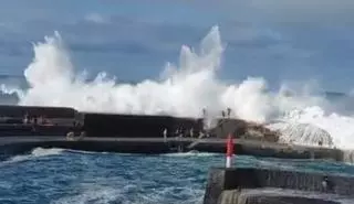 Fuerte oleaje en Tenerife