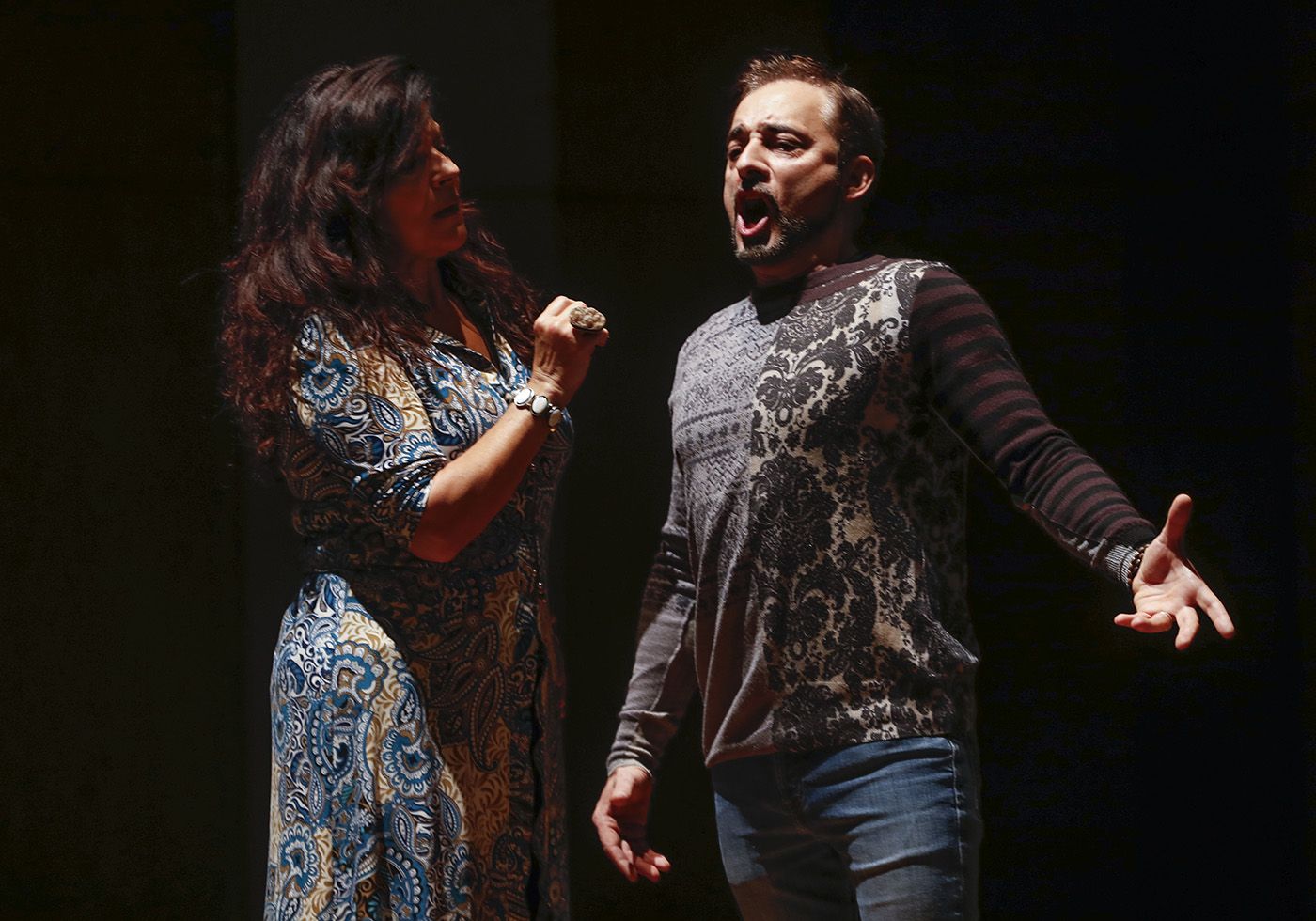 La mezzosoprano Nancy Fabiola Herrera y el tenor Alejandro Roy