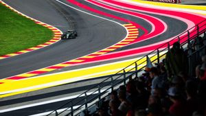 El piloto británico de Fórmula 1, Lewis Hamilton, logró ayer su segunda victoria de la temporada. 26/07/2024 44 HAMILTON Lewis (gbr), Mercedes AMG F1 Team W15, action during the Formula 1 Rolex Belgian Grand Prix 2024, 14th round of the 2024 Formula One World Championship from July 26 to 28, 2024 on the Circuit de Spa-Francorchamps, in Stavelot, Belgium - Photo Florent Gooden / DPPI DEPORTES FLORENT GOODEN / DPPI Media / AFP7 / Europa Press. AUTOMOVILISMO . F1 . GP DE BÉLGICA . PILOTO . LEWIS HAMILTON