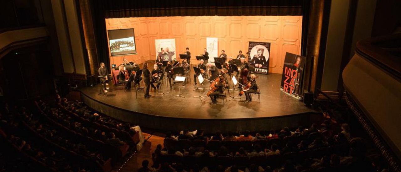 El concierto didáctico de la OFIL para los alumnos de centros educativos. | Jaime Casanova