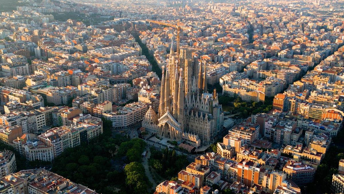 Vista aérea de la Ciudad Condal