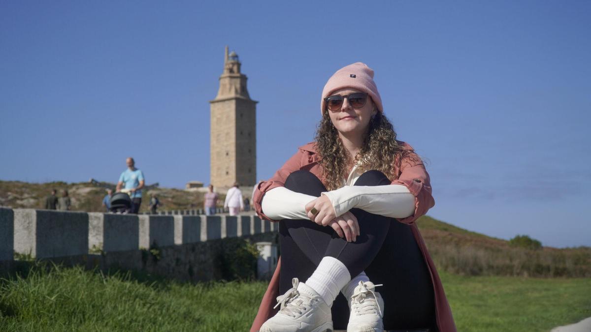 Begoña Frigoleta, mexicana que trabaja desde A Coruña para una empresa de EEUU con sede en Barcelona.