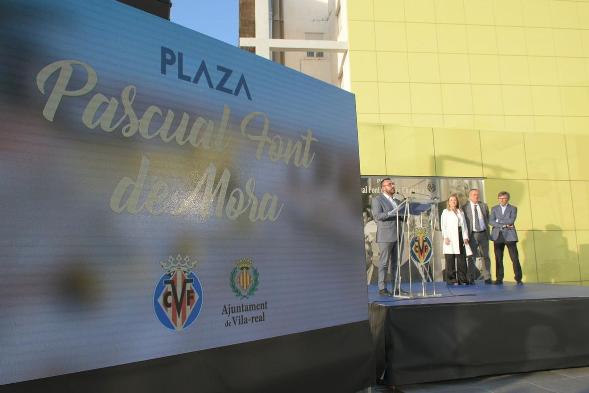 La Plaza Pascual Font de Mora en Vila-real.